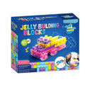 MINNICS Jelly Blocks Building Set | Soft & Flexible Construction Blocks | STEM Educational Toy for Kids 3+ Years | BPA-Free Building Blocks