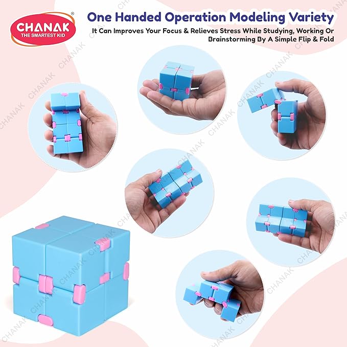 Infinity Cube - Fun Folding Fidget Toy for All Ages