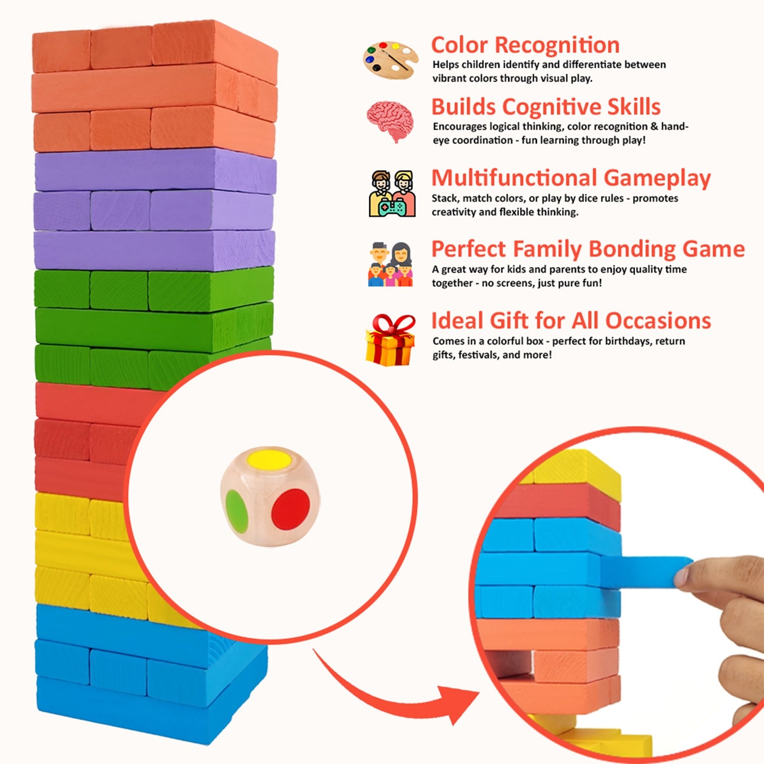 Minnics Colour Stacking Tower