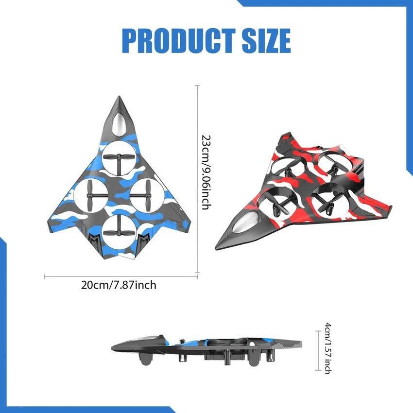 Remote Control Flying Airplane RC Glider Fighter Jet Aeroplane Drone with Rechargeable Battery