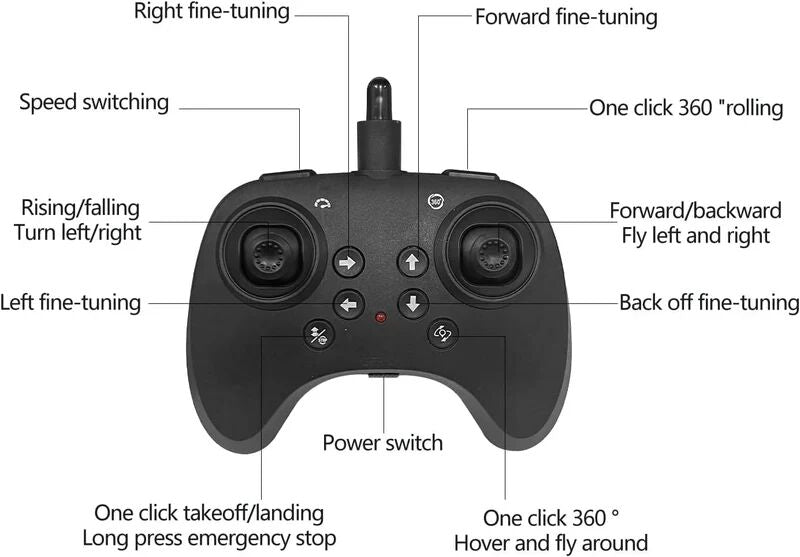 Remote Control Flying Airplane RC Glider Fighter Jet Aeroplane Drone with Rechargeable Battery